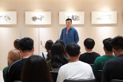 筆墨流芳，藝韻傳情——張子健作品展在圖書館隆重開幕暨文化交流活動紀(jì)實(shí)